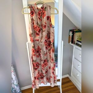 Chiffon floral dress